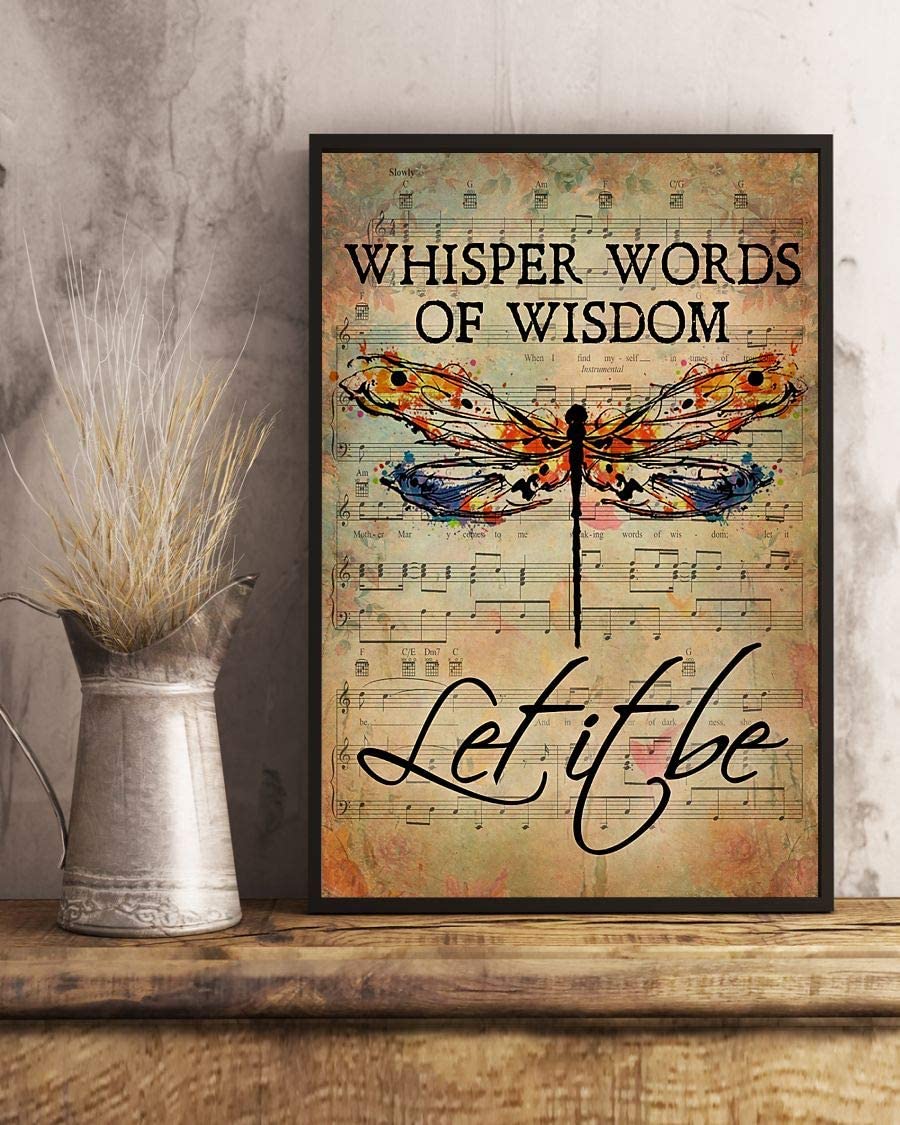 Dragonfly Whisper Words Of Wisdom Let It Be Music Sheet 1208