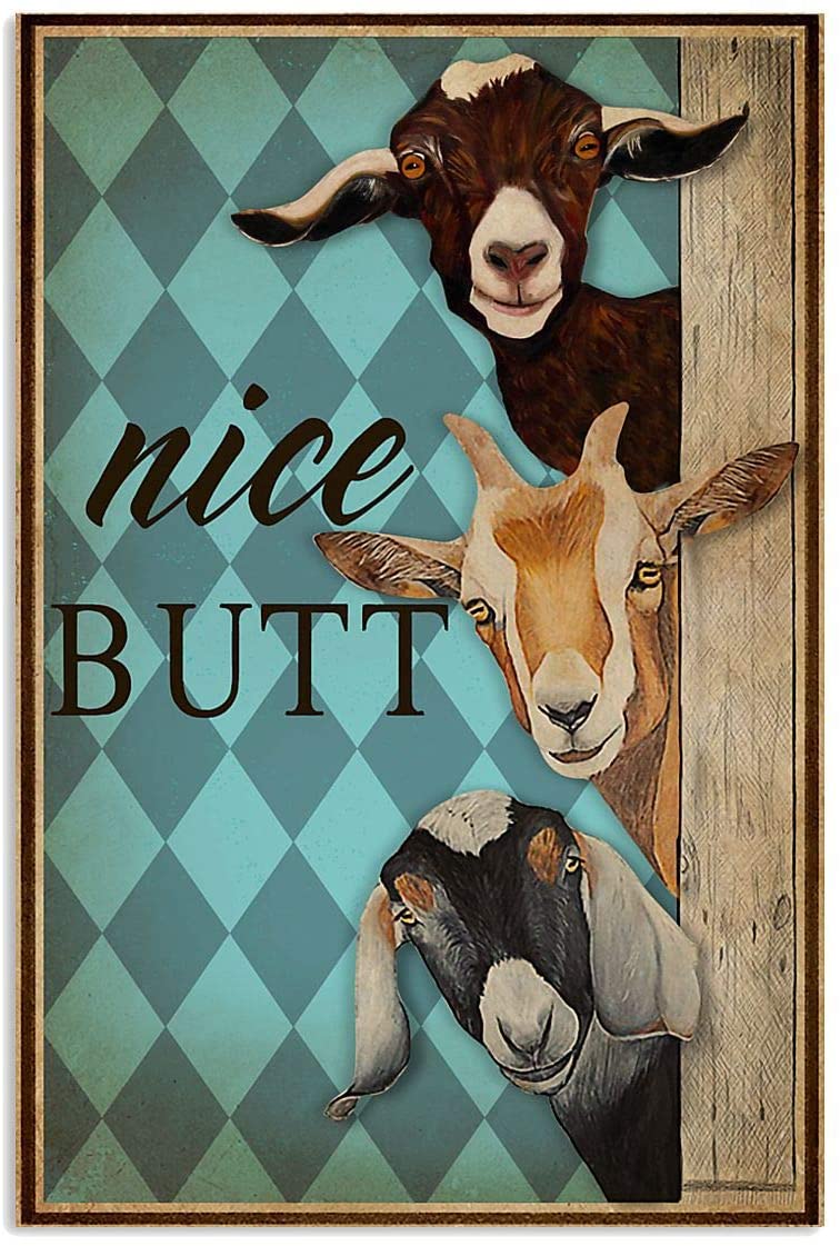 Nice Butt Goat Mint In The Bathroom Vertical