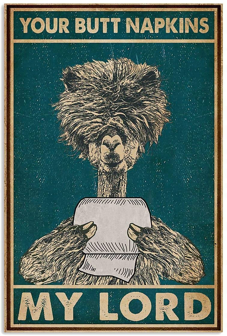 Your Butt Napkins My Lord Alpaca