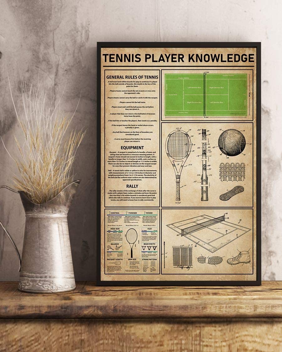 Tennis Player Knowledge General Rules Of Tennis 1208