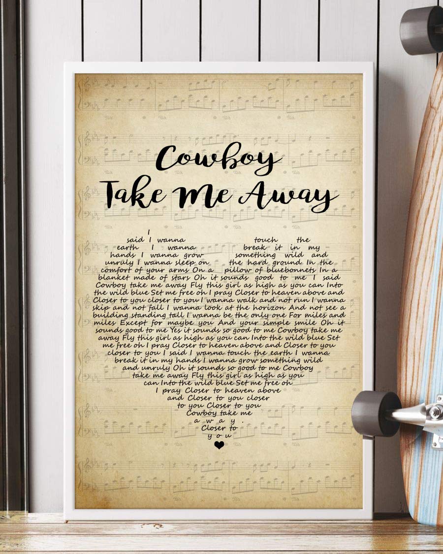 Cowboys Take Me Away Song Lyrics Portrait