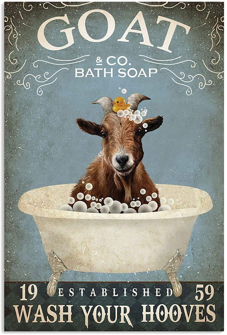Vintage Bath Soap Goat Wash Your Hooves