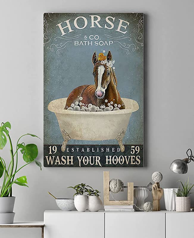 Horse Bath Soap Wash Your Hooves, Horse Bathroom for Animal