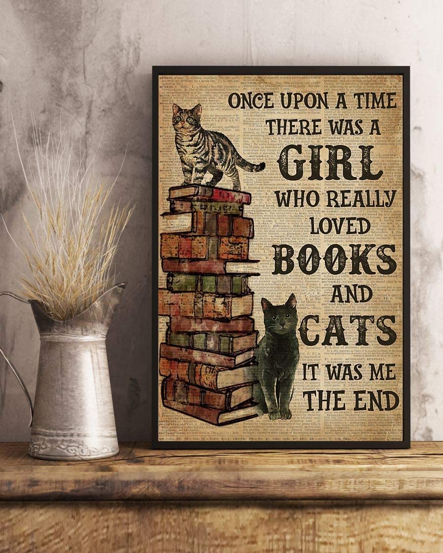 Once Upon A Time There Was A Girl Who Really Loved Books And Cats 1208