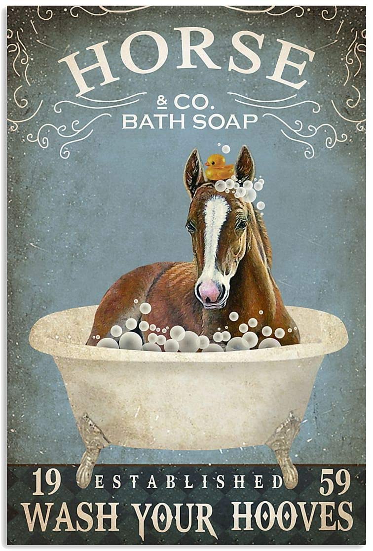 Horse Co And Bath Soap Wash Your Hooves Art