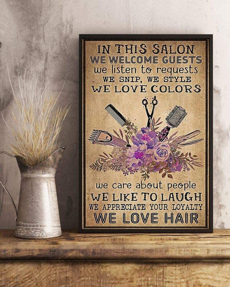 Hairdresser In This Salon We Welcome Guests We Listen To Requests We Snip We Style We Love Hair