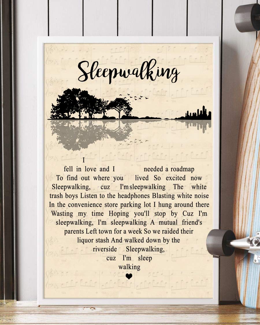 Sleepwalking Song Lyrics Guitar Heart Portrait
