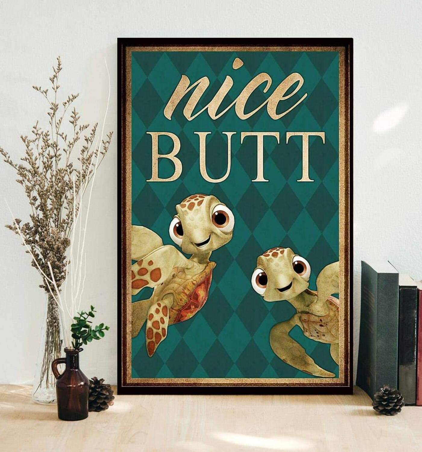 Sea Turtle Nice Butt Home Decor Ddlk No