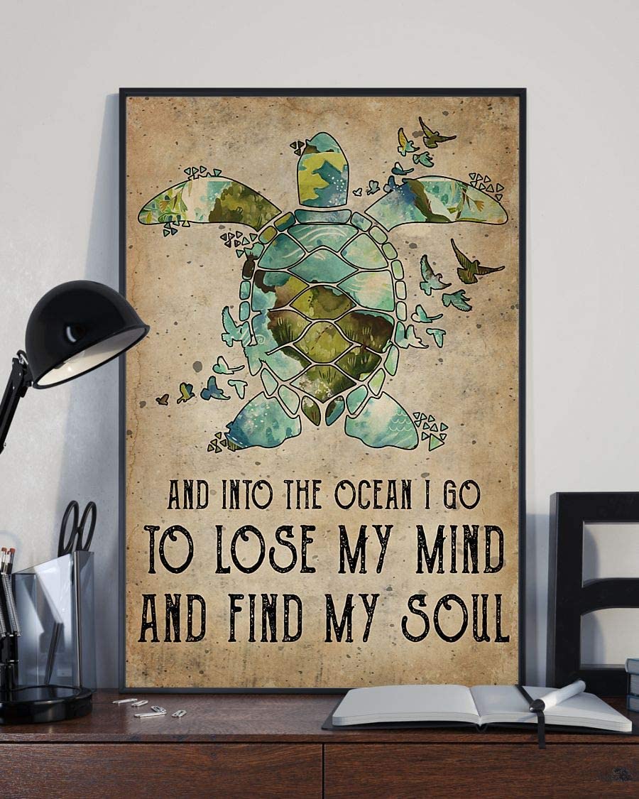 Turtle And Into The Ocean I Go To Lose My Mind And Find My Soul 1208