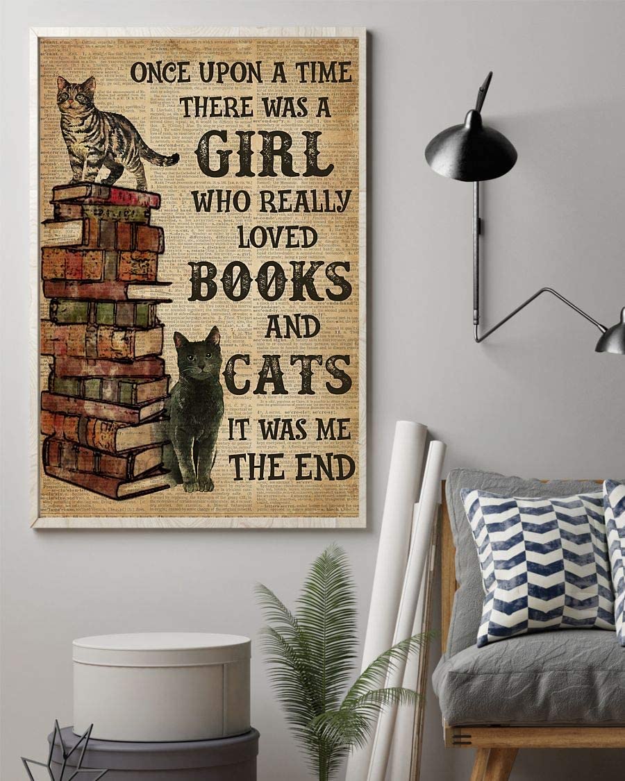Once Upon A Time There Was A Girl Who Really Loved Books And Cats 1208