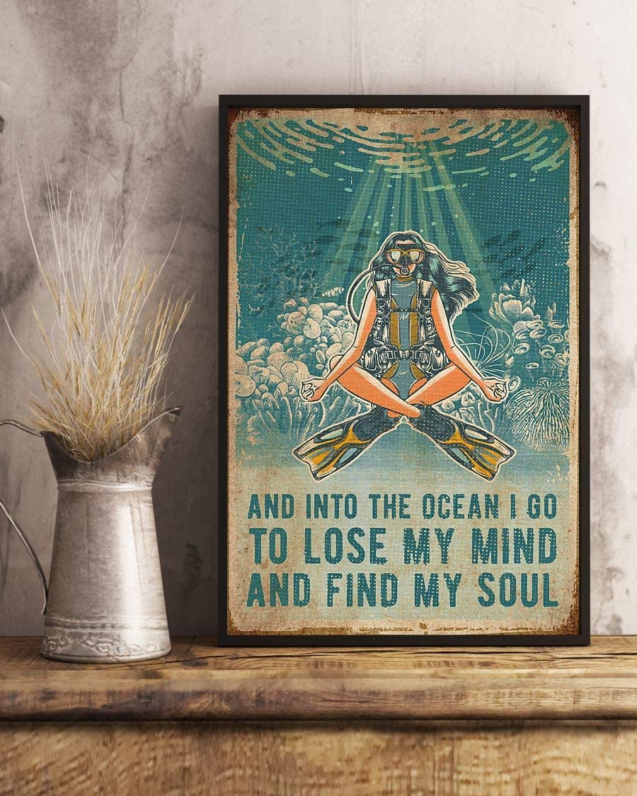 Scuba Diving And Into The Ocean I Go To Lose My Mind And Find My Soul Yoga 1208