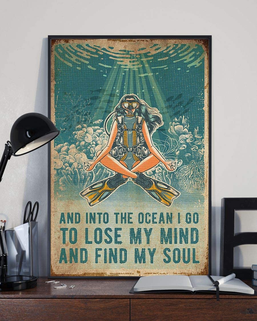 Scuba Diving And Into The Ocean I Go To Lose My Mind And Find My Soul Yoga 1208