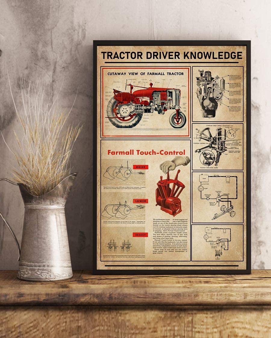 Tractor Driver Knowledge Cutaway View Of Farmall Tractor Farmall Touch Control 1208