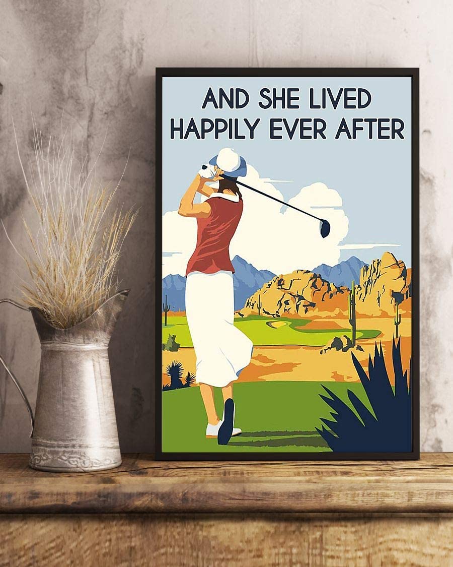 Golf And She Lived Happily Ever After Golf Girl 1208