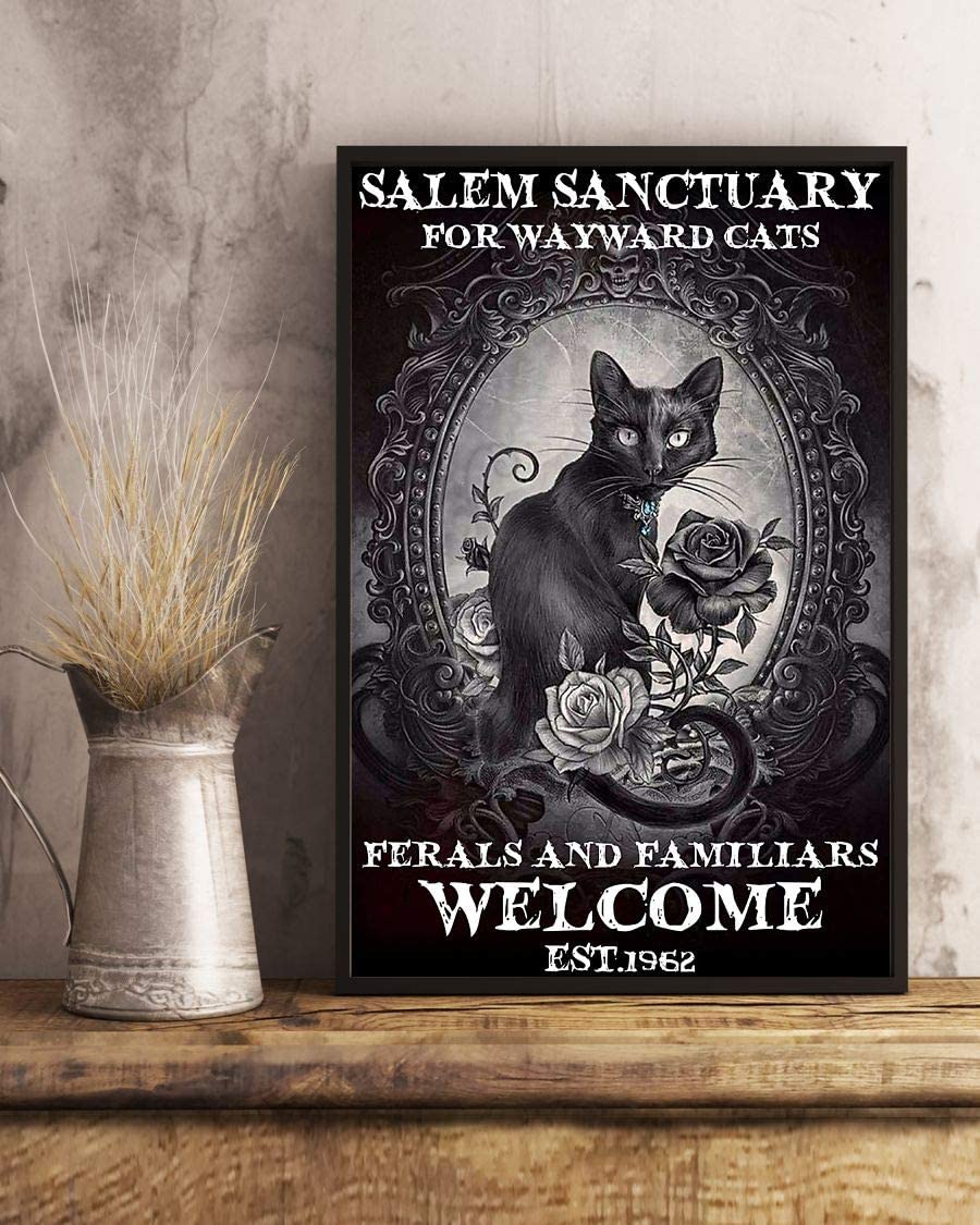 Salem Sanctuary For Wayward Cats Ferals And Familiars Welcome Rose Black Cat 1208
