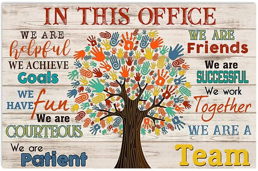 Social Worker We Are A Team In This Office We Are Friends 1208