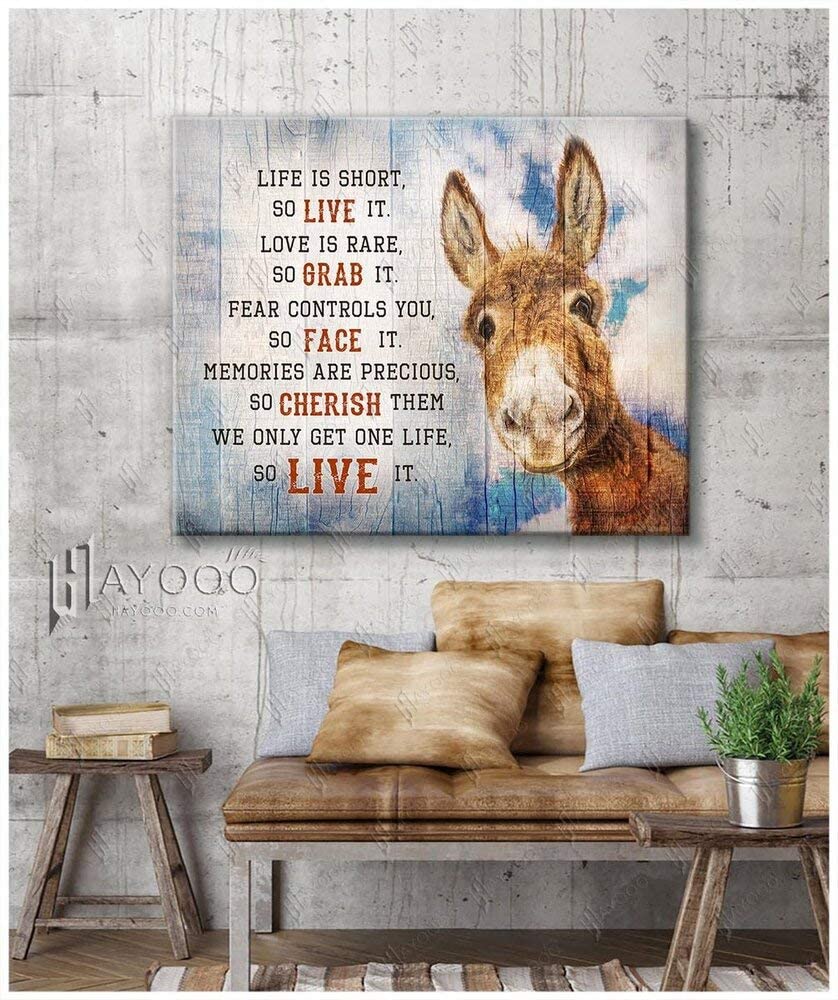 Life Is Short So Live It Donkey