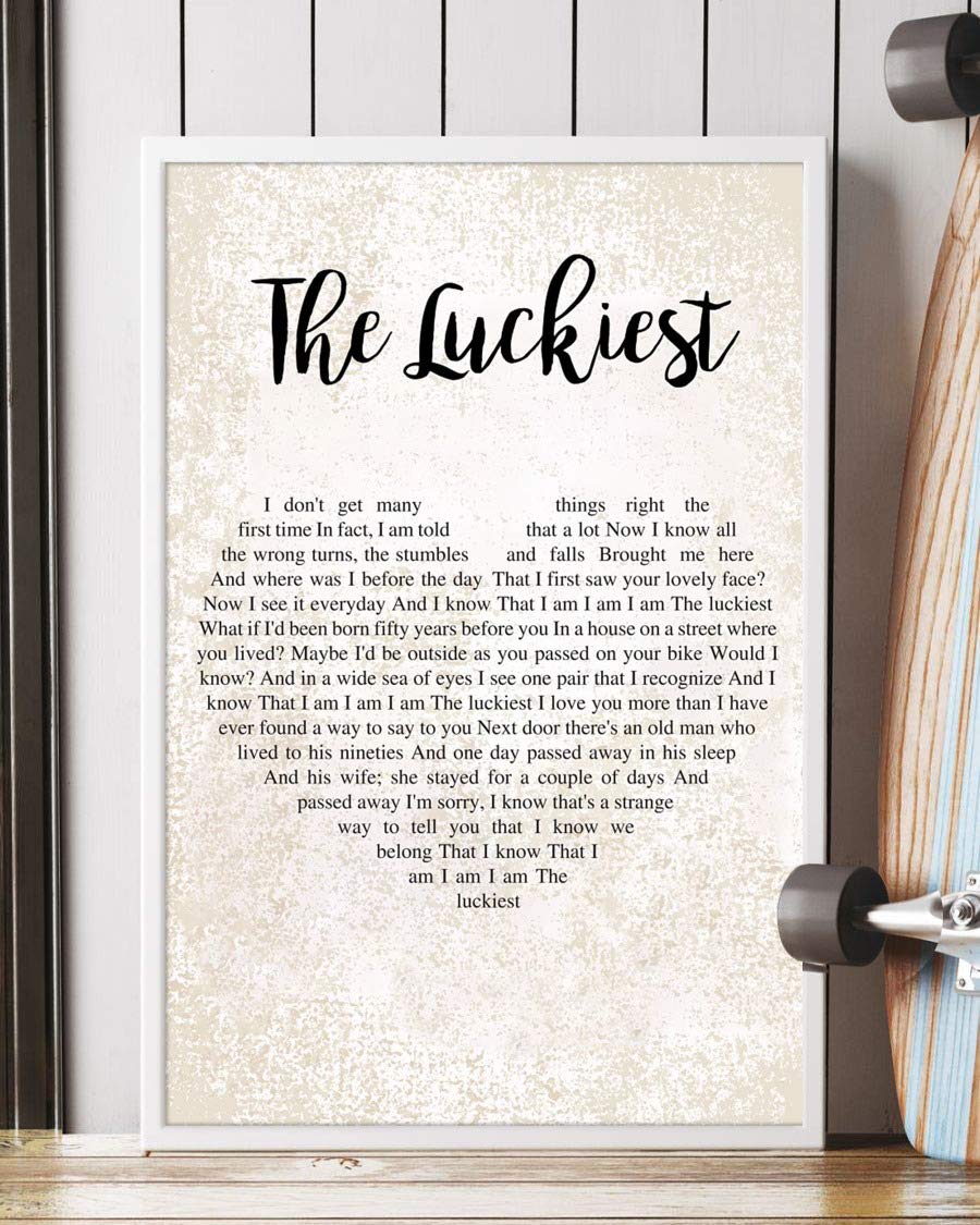 The Luckiest Song Lyrics Portrait