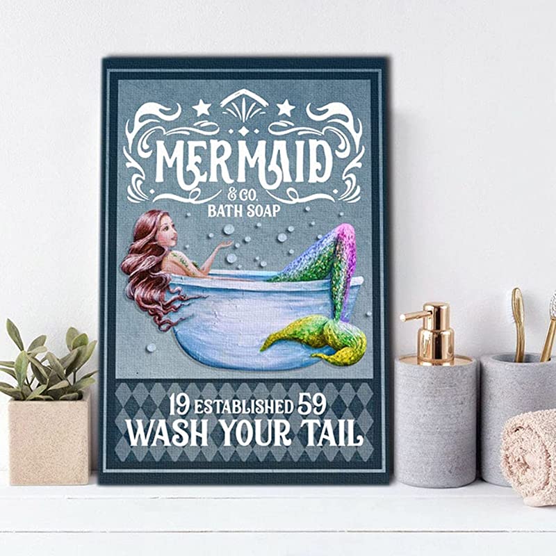 Mermaid Co Bath Soap Wash Your Tail Bathroom Funny Mermaid Ideas