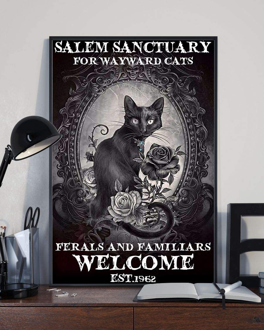 Salem Sanctuary For Wayward Cats Ferals And Familiars Welcome Rose Black Cat 1208