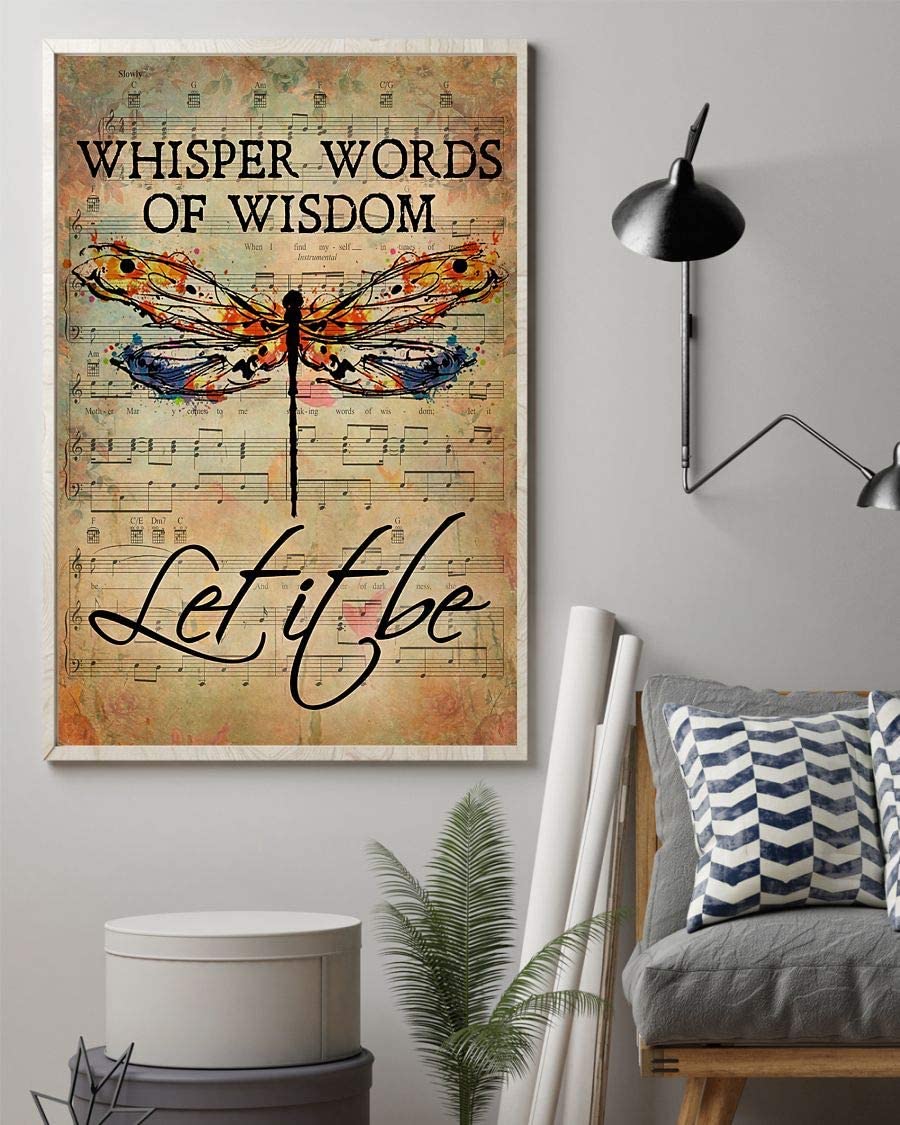 Dragonfly Whisper Words Of Wisdom Let It Be Music Sheet 1208