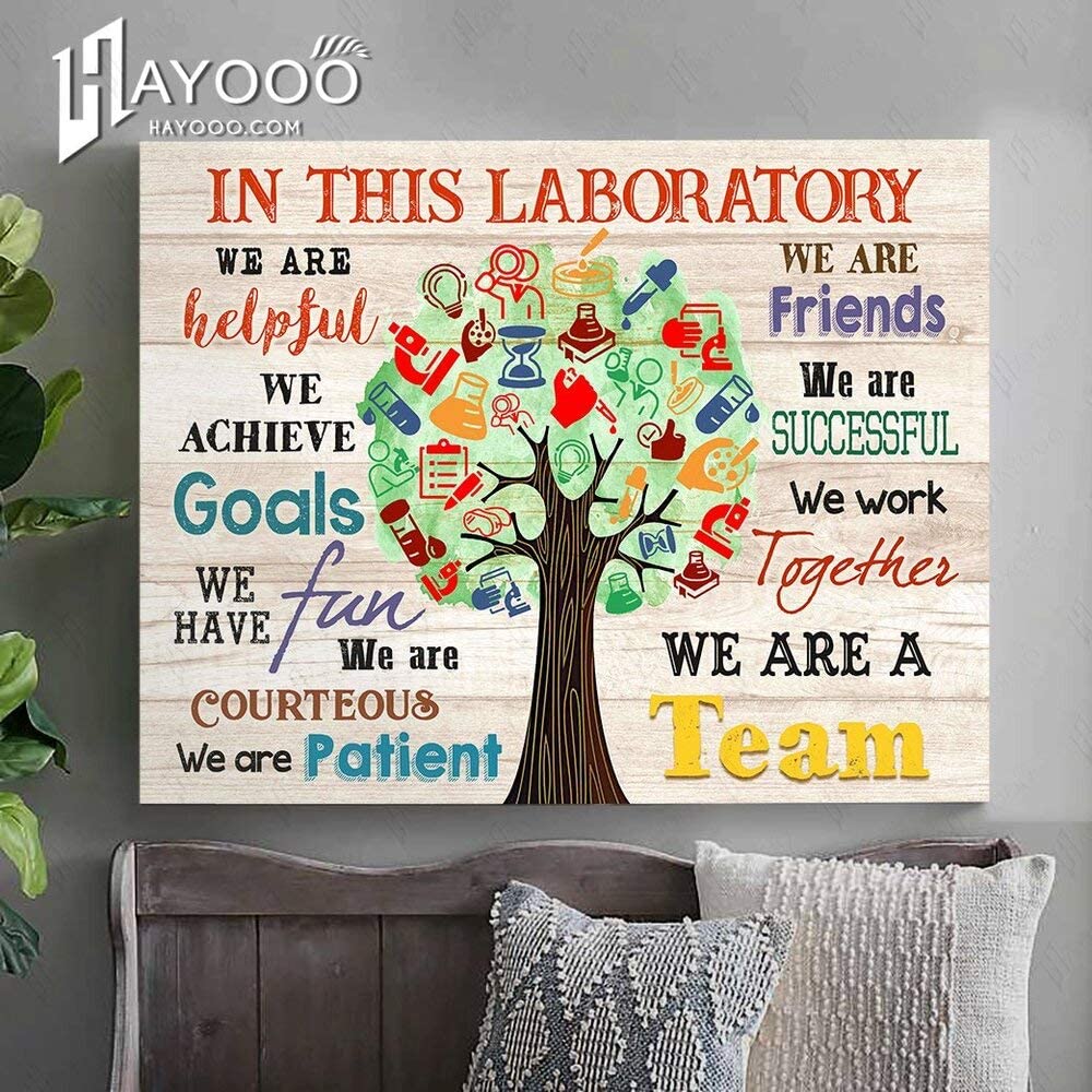 In This Laboratory We Are A Team Ver4 Birthday Present On Christmas Home Decor
