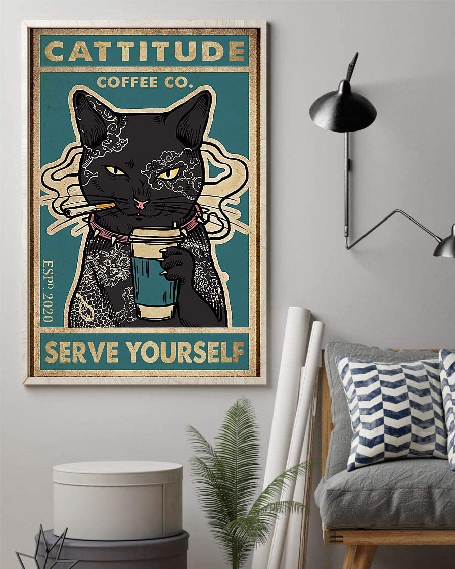 Cattitude Coffee Co Serve Yourself 1208