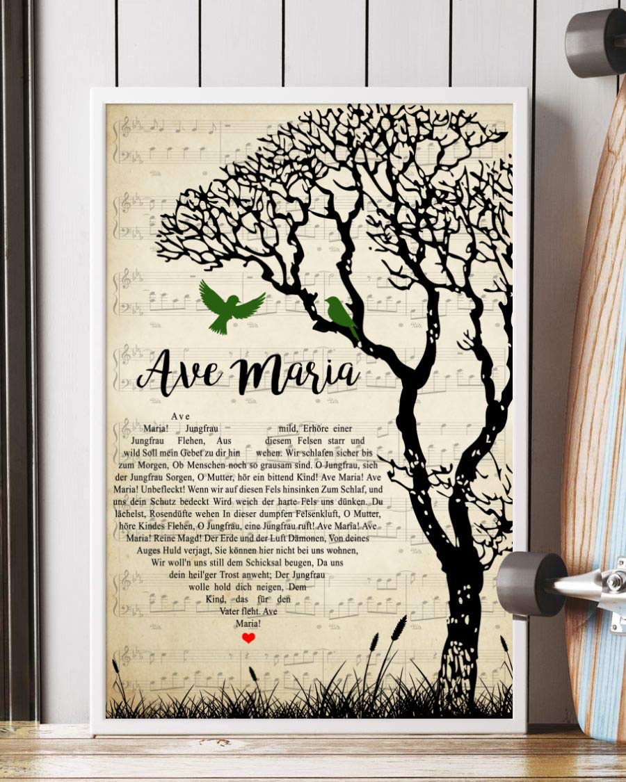 Ave Maria Song Lyrics Heart Tree Birds