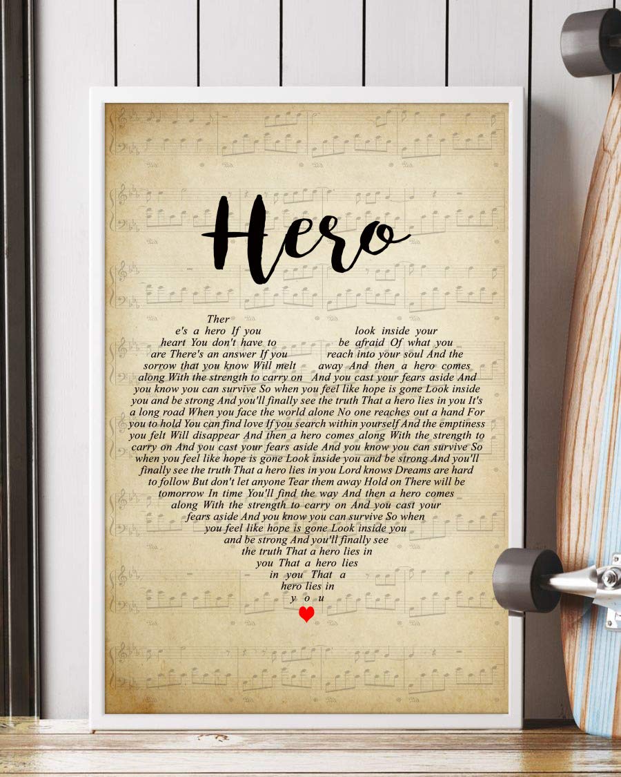 Welcomes To Your Life Song Lyrics Guitar Heart Vintage Portrait
