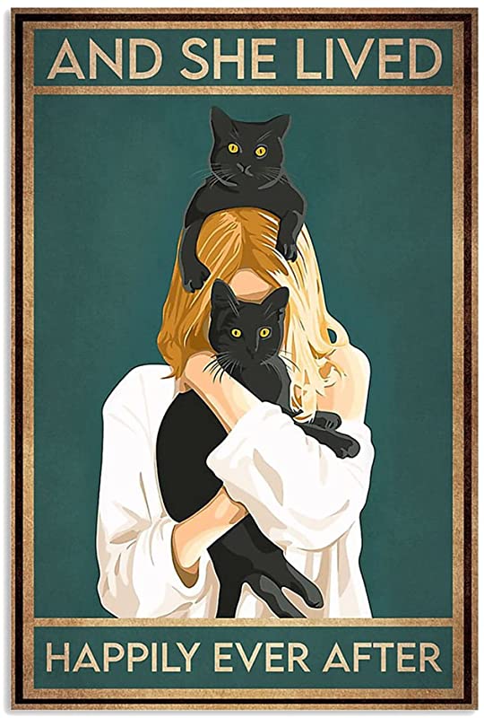 Black Cat and She Lived Happily Ever After, Girl and Black Cat, Black Cat