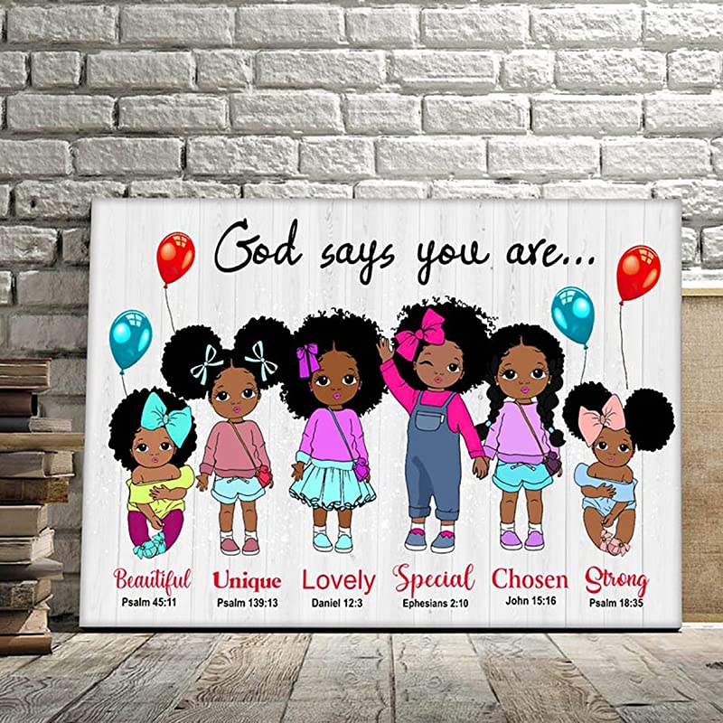 Black Girls God Says You are, Black Girl, Black Cute Girl, Black Melanin, Black Lives Matter