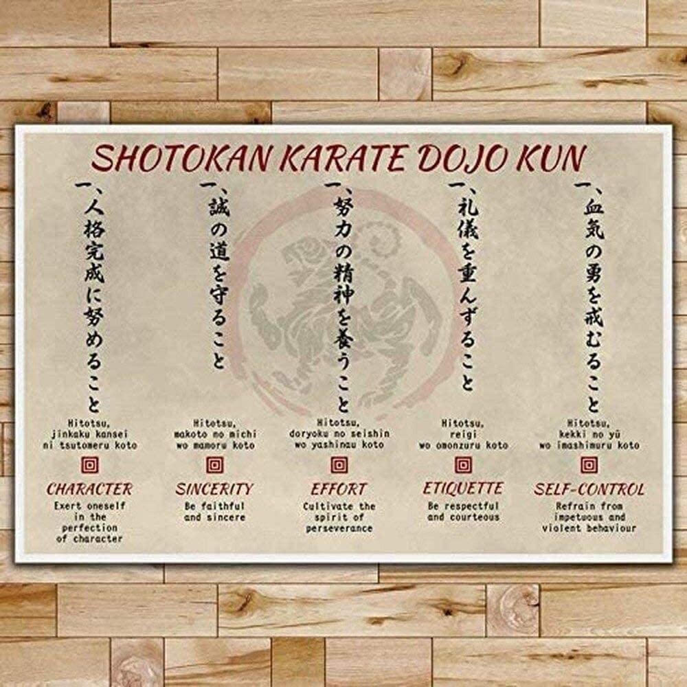 Shotokan Karate Dojo Kun Karate