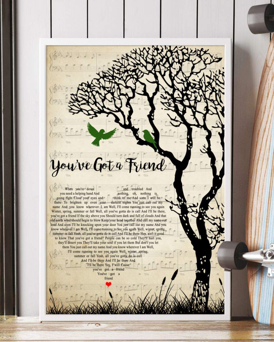 You've Got A Friend Song Lyrics Heart Tree Birds