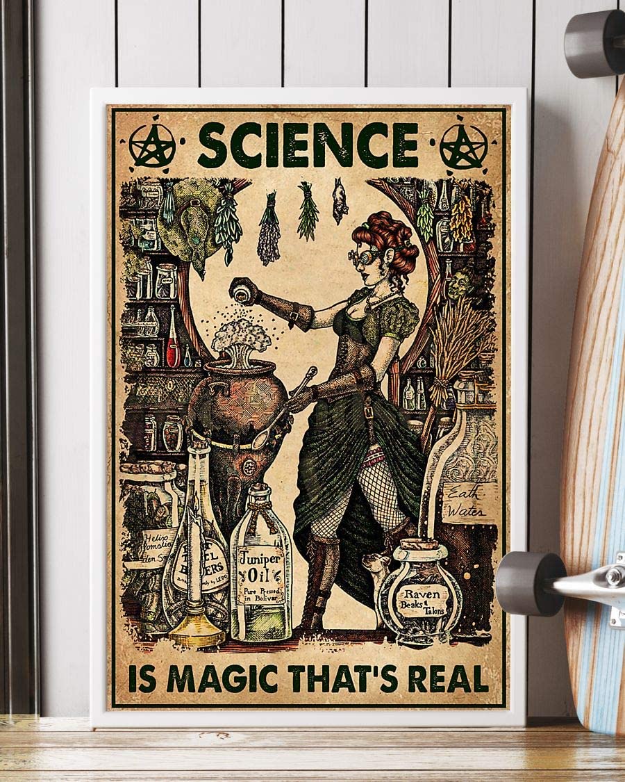 Science Is Magic Witch Vertical