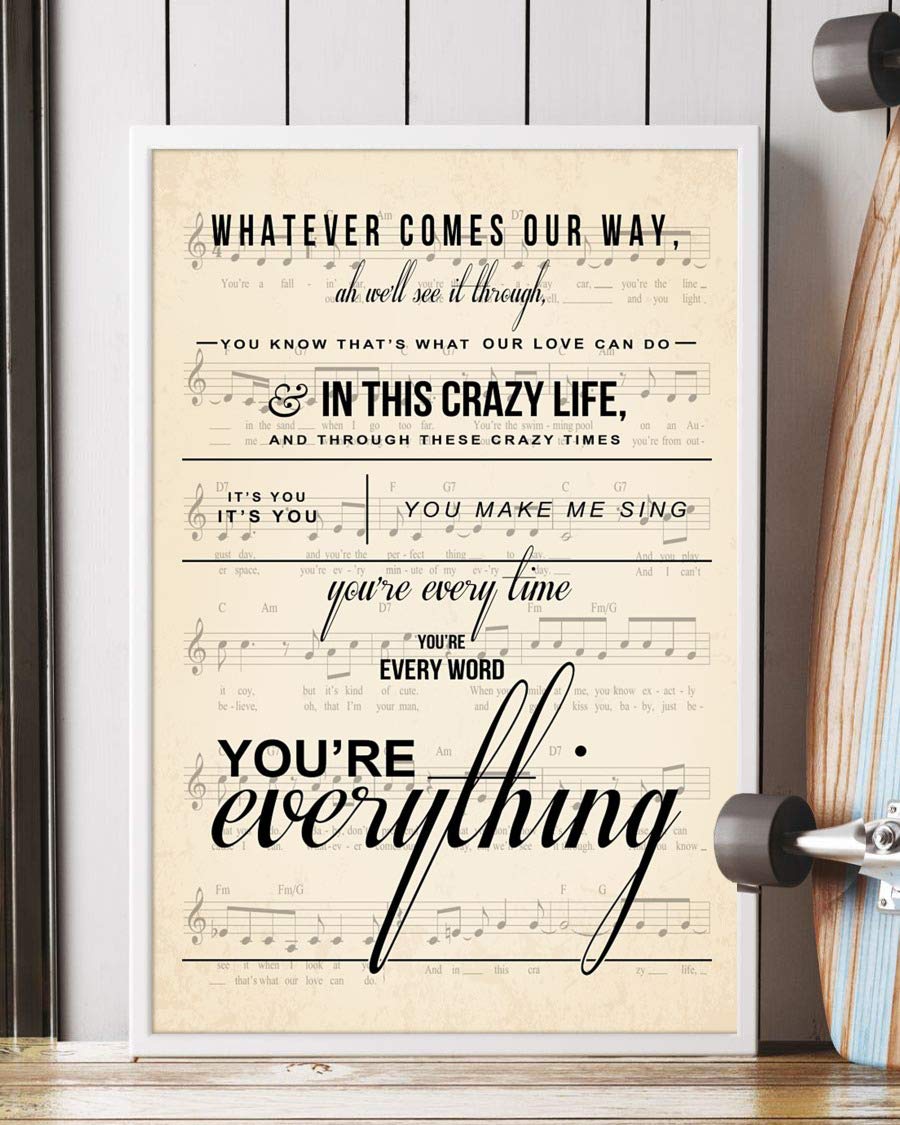 That's How Strongly My Love Is Song Lyrics Guitar Heart Portrait