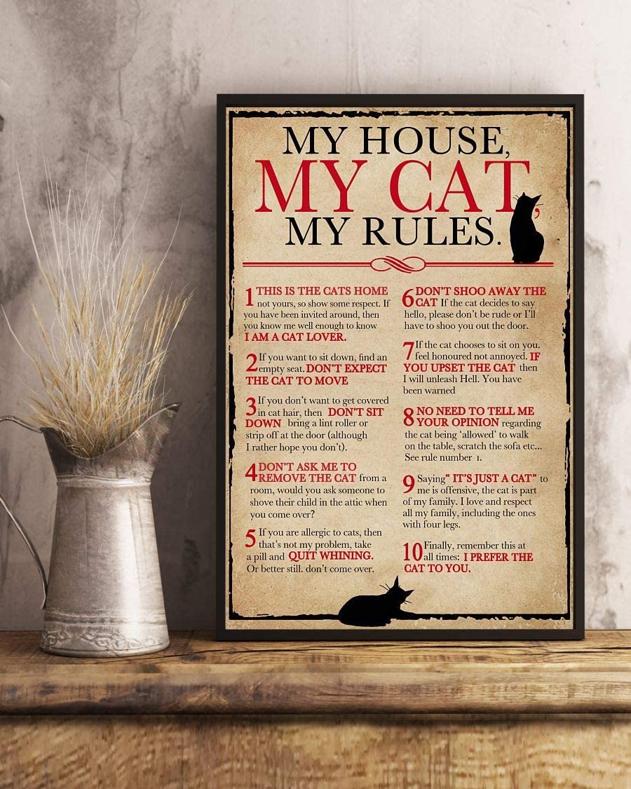 My House My Cat My Rules 1208