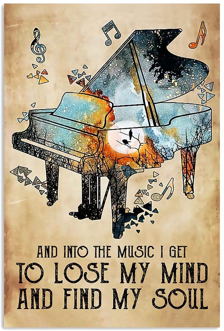 Piano And Into The Music I Get To Lose My Mind And Find My Soul Vintage Feeling