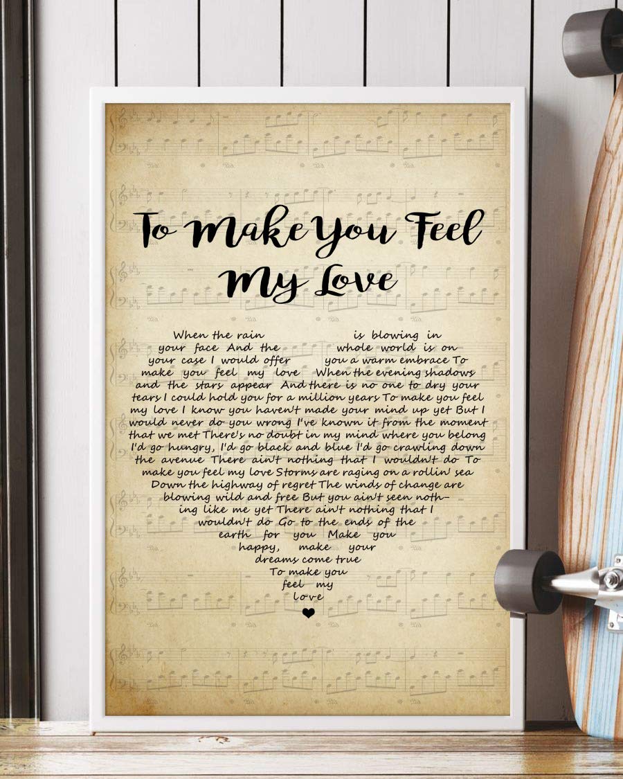 To Make You Feel My Love Song Lyrics Portrait