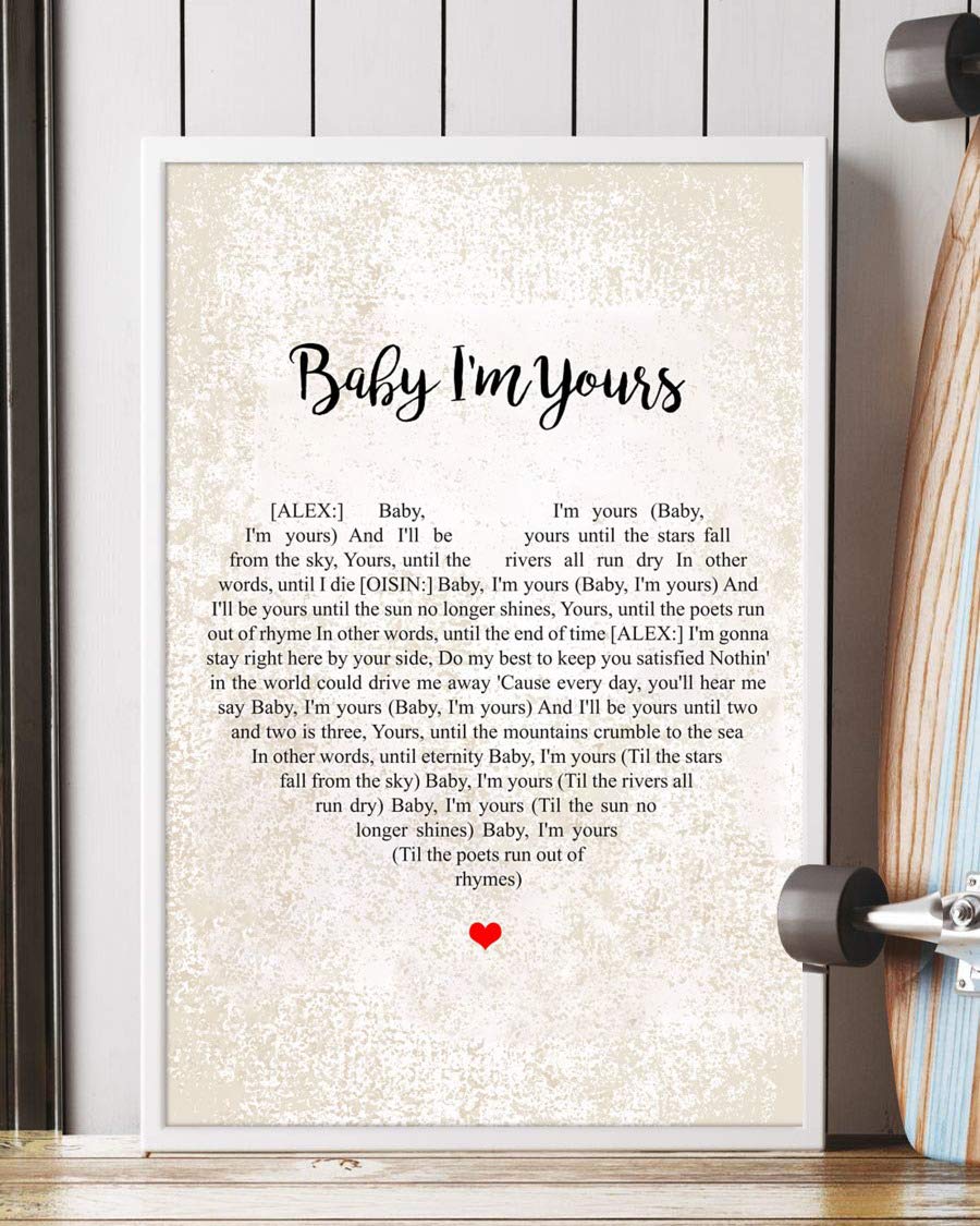 Baby I'm Yours Song Lyrics Portrait