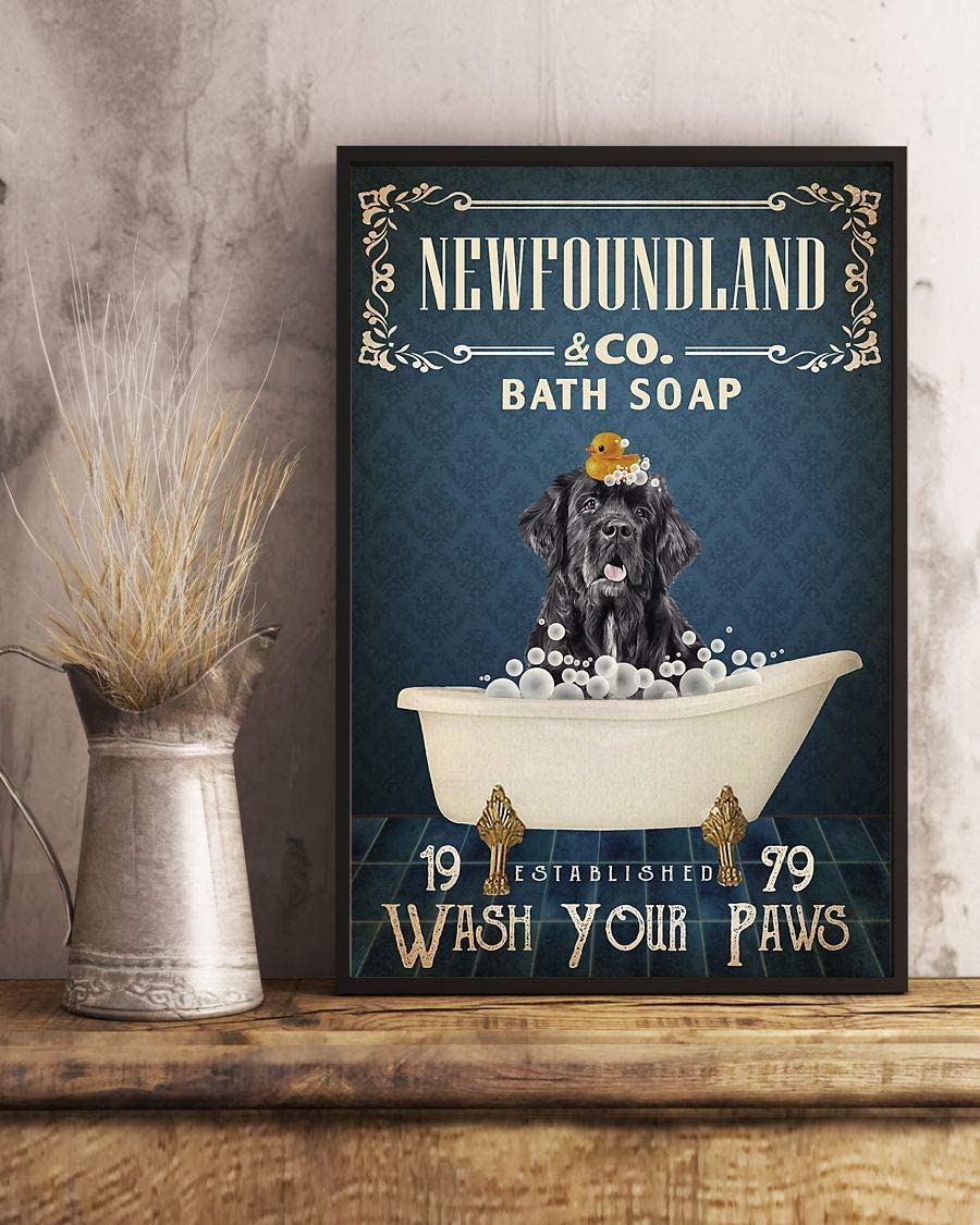 Newfoundland Dog And Co Bath Soap Wash Your Paws 1208