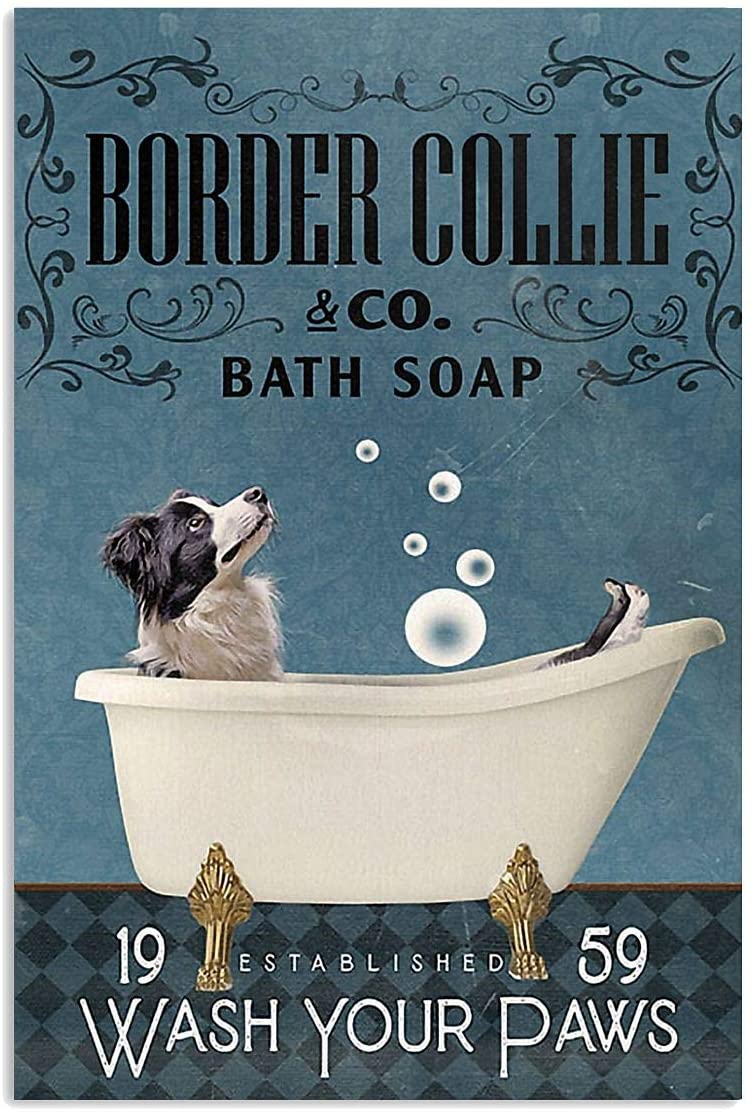 Bath Soap Company Border Collie