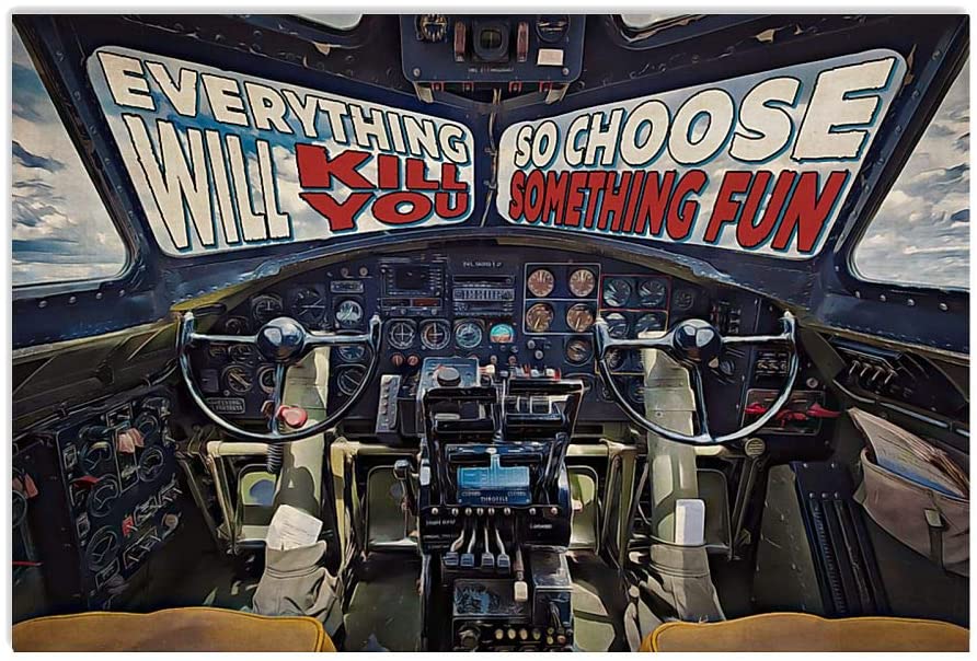 Flying Fortress Cockpit Everything Will Kill You So Choose Something Fun 1208