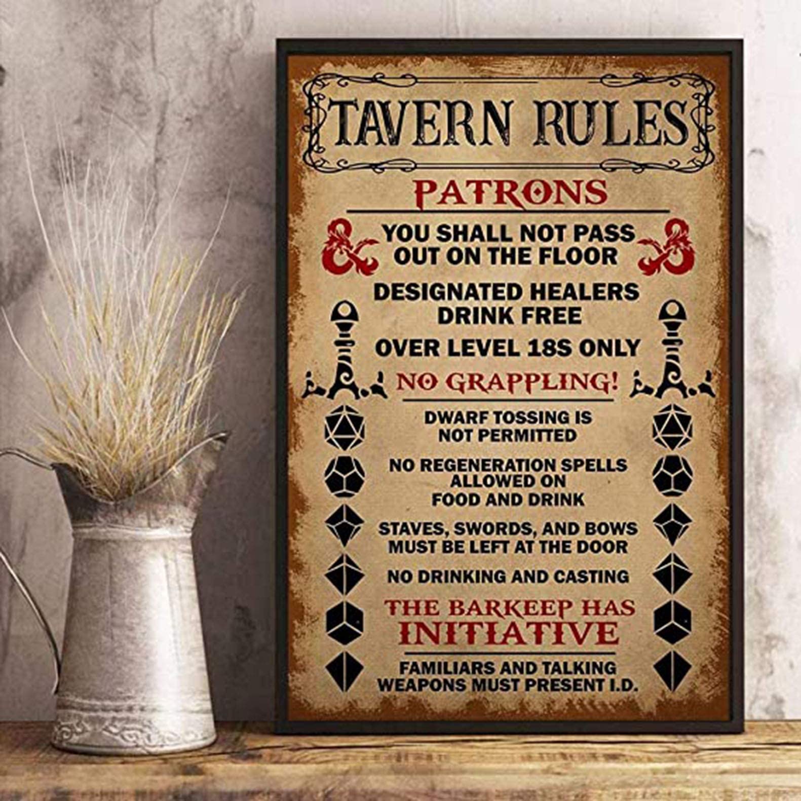 Tavern Rules Patrons