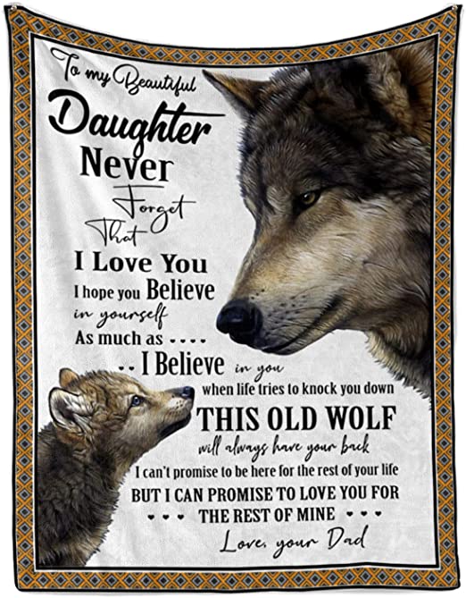 Wolf Dad To My Beautiful Daughter I Love You