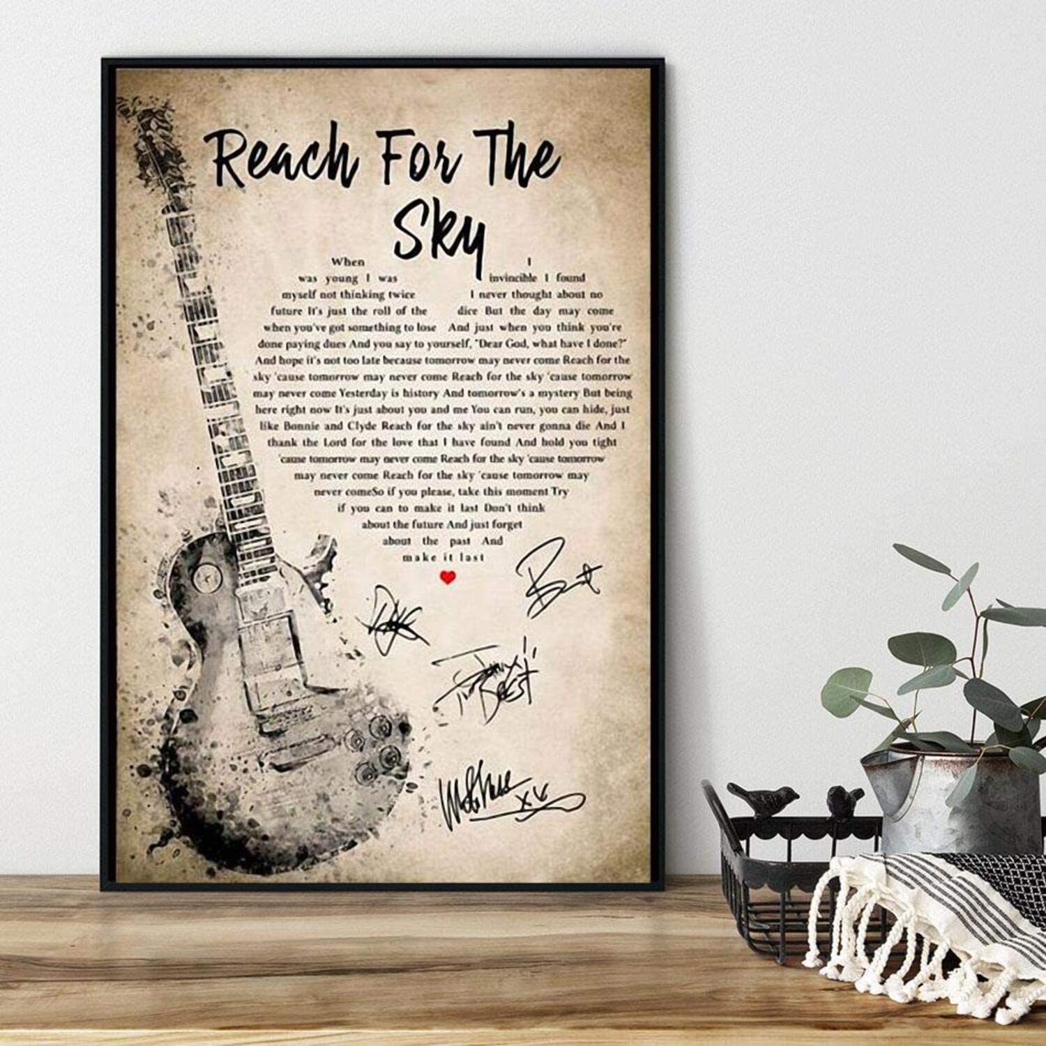 Social Distortion Reach For The Sky Heart Lyrics Signatures