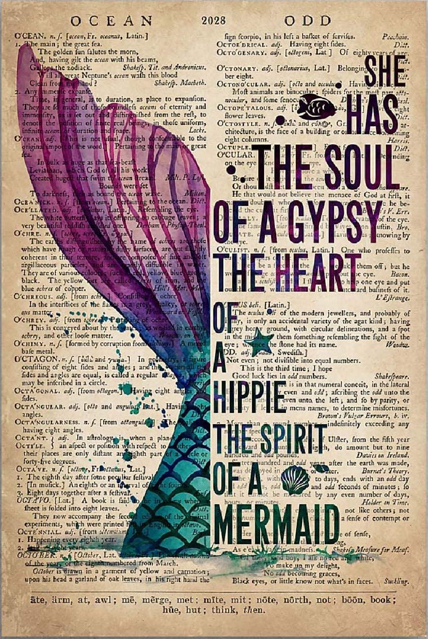 She Has The Soul Of A Gypsy The Heart Of A Hippie The Spirit Of A Mermaid