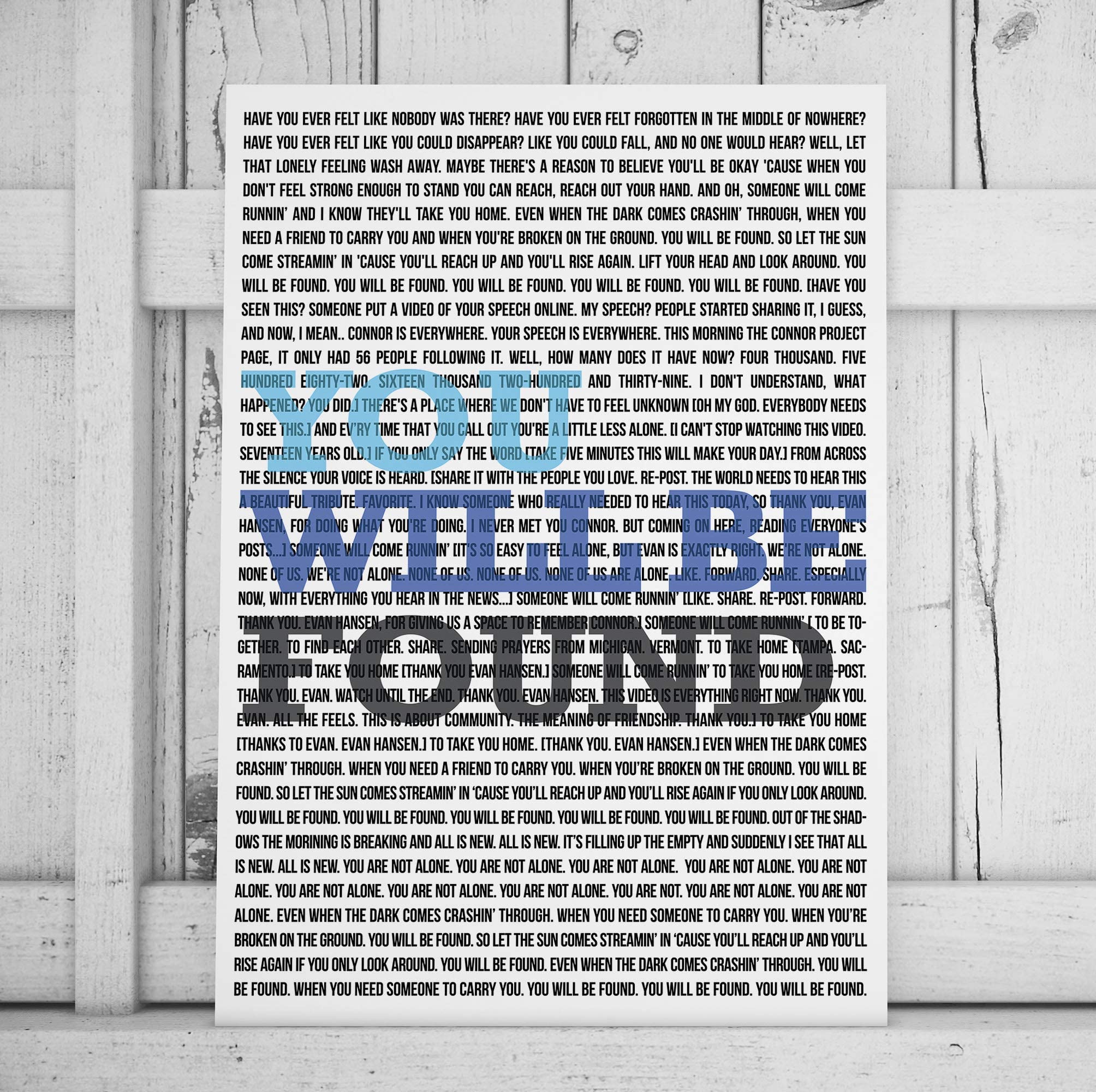 You Will Be Found Lyrics