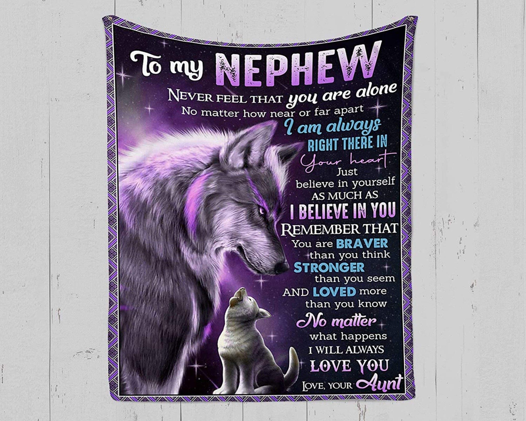 Wolf To My Nephew Never Feel That You Are Alone I Am Always Right There In Your Heart