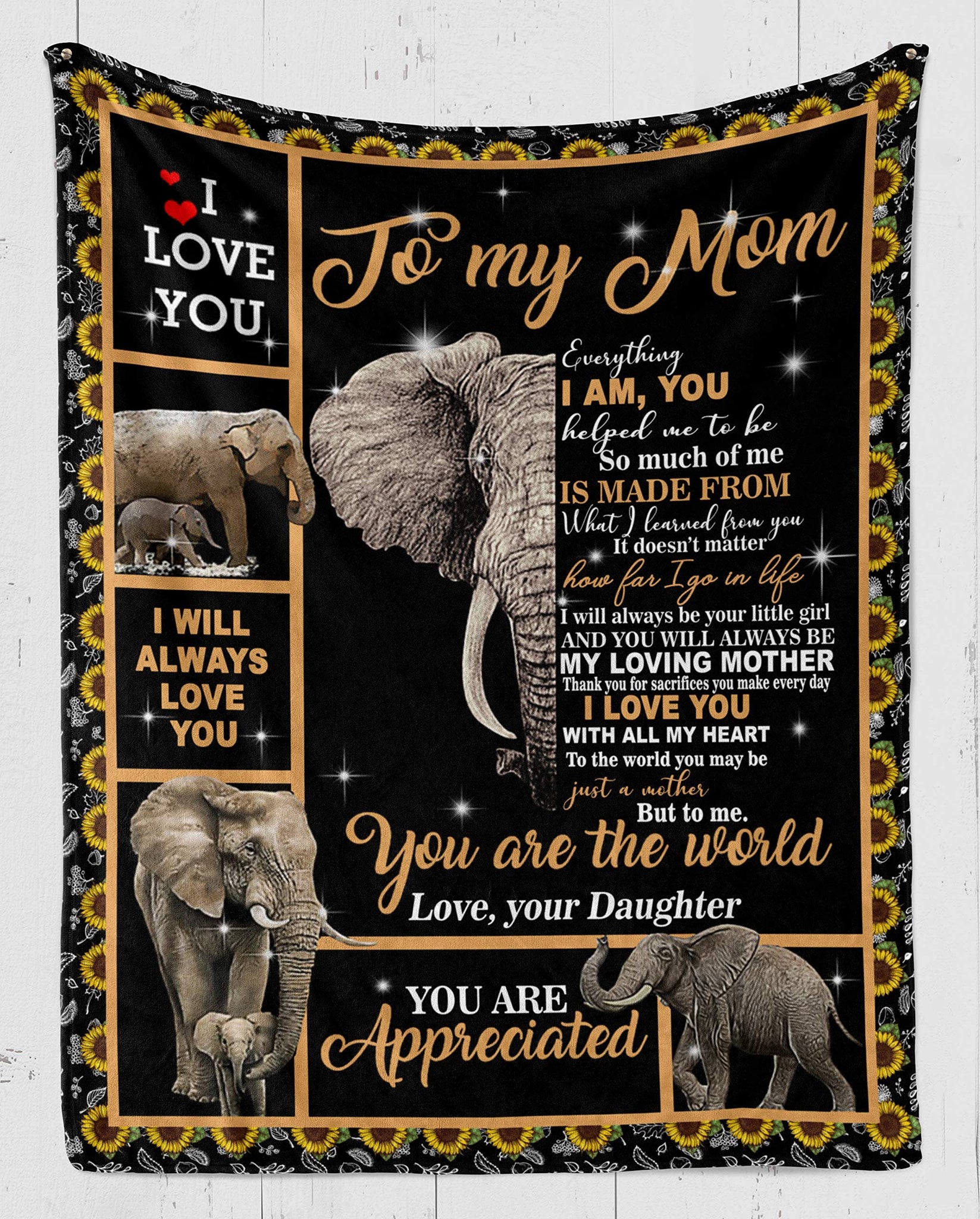 Elephant To My Mom I Will Alway Love You, For Mom