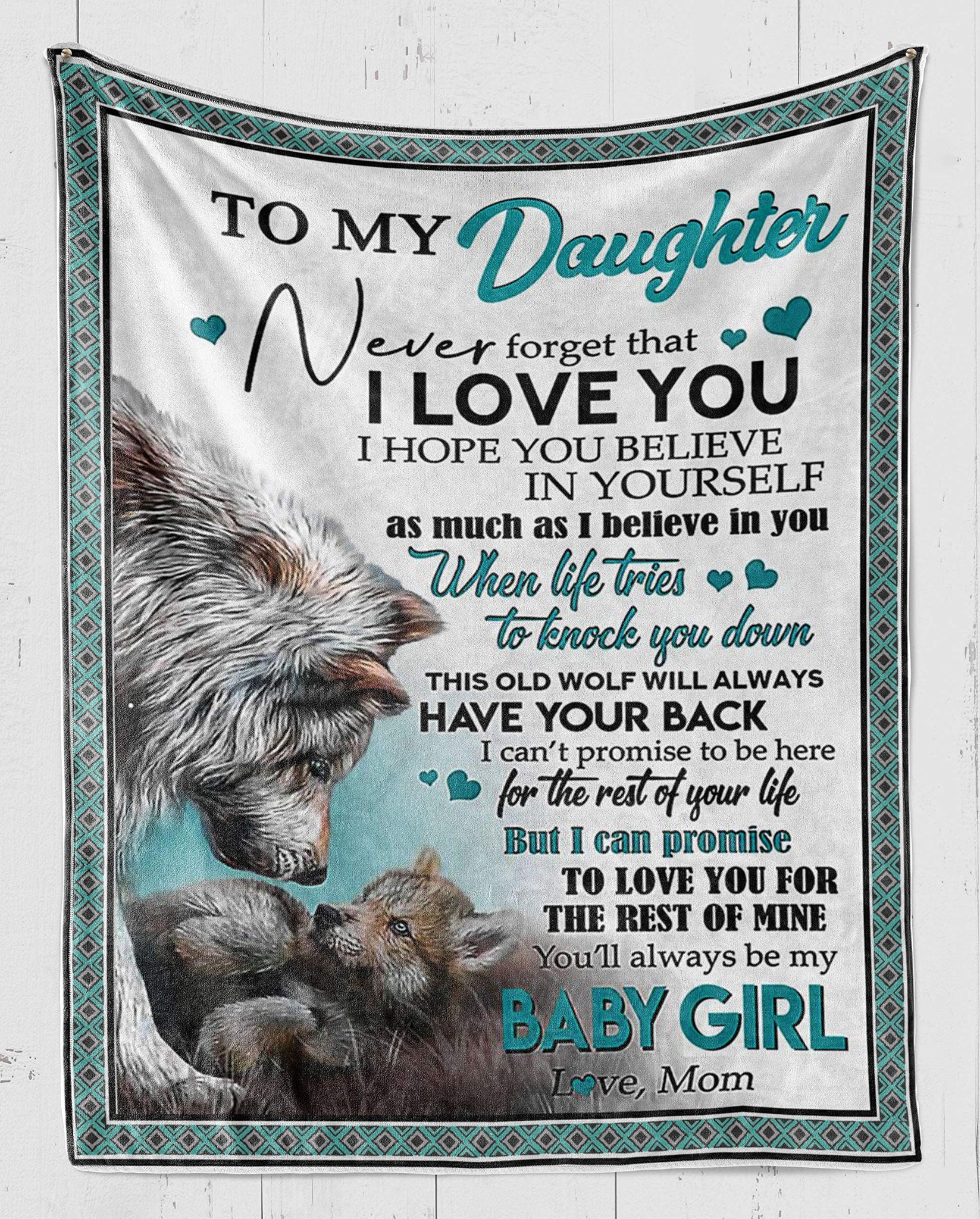 Wolf Mom To Daughter I Love You